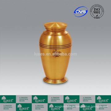 Urns de Funeral de Metal de bronze LUXES estilo ocidental com cor de ouro